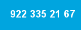 922 335 21 67 922 335 21 67